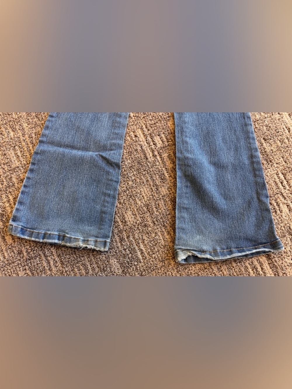 Girls Size 12 Flared Stretch Denim Jeans - Picture 5 of 5